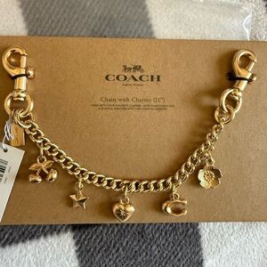 Coach Gold Charm Bracelet
